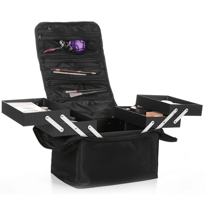 The New shoulder double open multi-layer professional makeup case nail tattoo makeup tools storage package cosmetic bag
The New shoulder double open multi-layer professional makeup case nail tattoo makeup tools storage package cosmetic bag