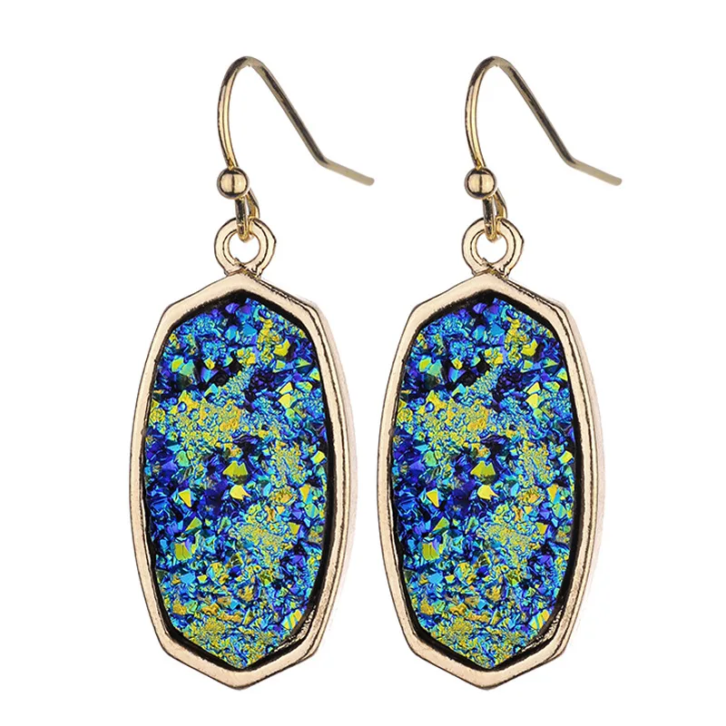 ZWPON New Geometric Oval Resin Druzy Dangle Earrings for Women Fashion KS Jewelry Charm Statement Earrings Wholesale
ZWPON New Geometric Oval Resin Druzy Dangle Earrings for Women Fashion KS Jewelry Charm Statement Earrings Wholesale