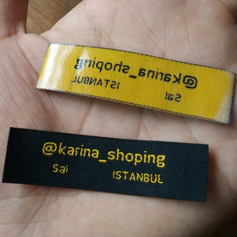 1000 шт. бирки для термоклея 6 х2 5 см|custom iron on labels|iron labelscustom woven tags |