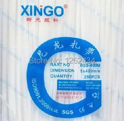 Nylon cable ties XGS-400M 5x400 self-locking type cable ties of plastic strapping band beam line with5*400international standard
Nylon cable ties XGS-400M 5x400 self-locking type cable ties of plastic strapping band beam line with5*400international standard