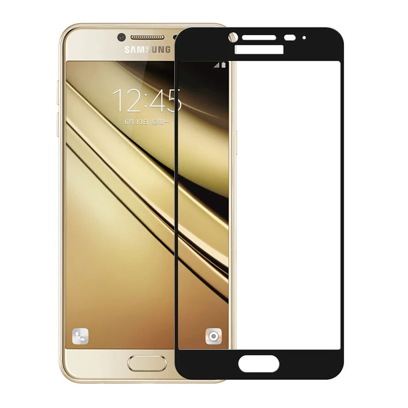 Полноразмерная цветная Защитная пленка для экрана из закаленного стекла samsung Galaxy