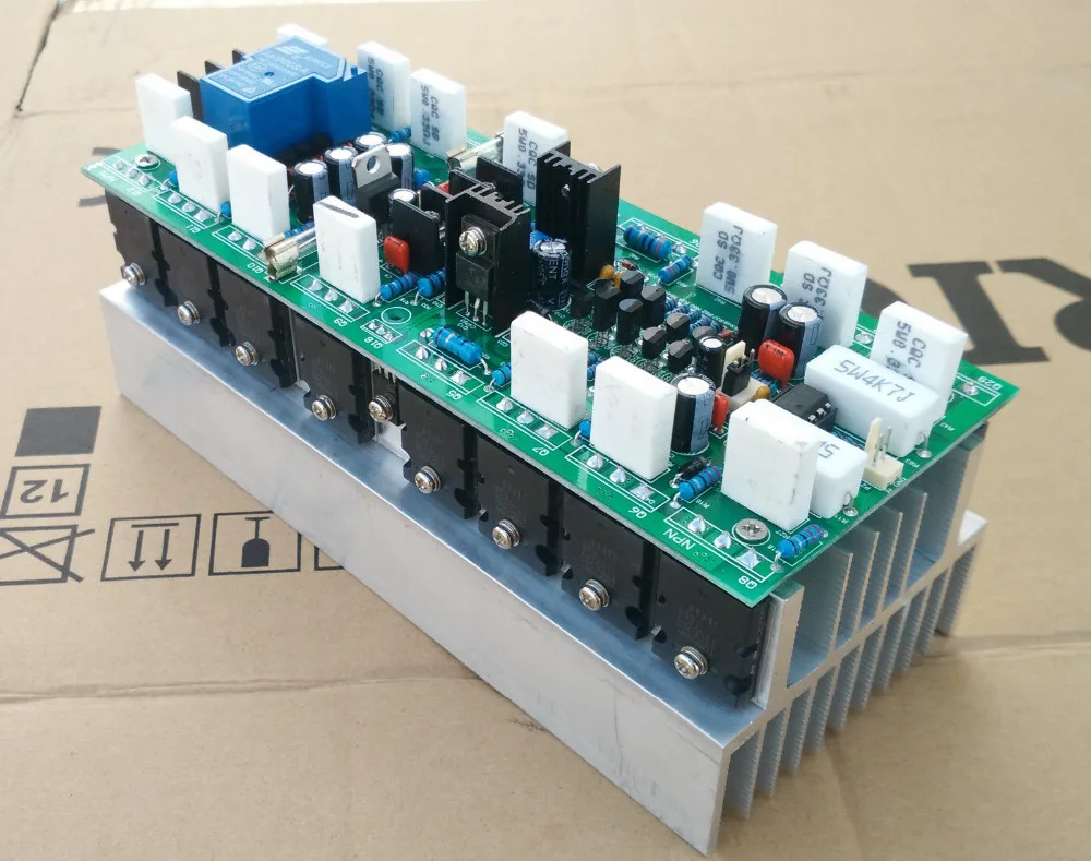 High power assembled HIFI 1000W TTC5200/TTA1943 mono amplifier board in heatsink
High power assembled HIFI 1000W TTC5200/TTA1943 mono amplifier board in heatsink
