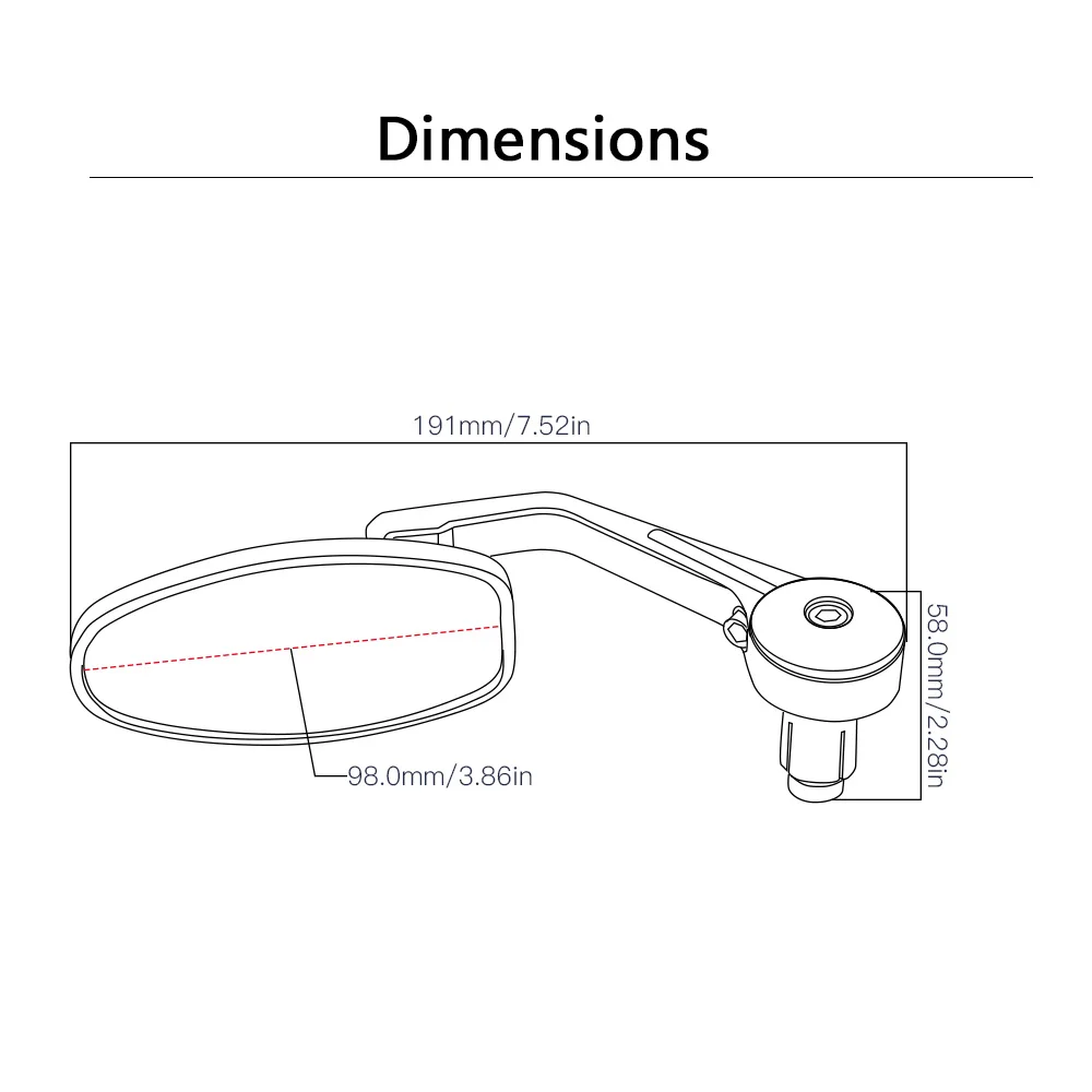 7/8" 22mmUniversal Motorcycle Rearview Mirror Motor Rear View Mirrors Motorbike Accessories For hyosung yamaha nmax bmw f800r R
7/8" 22mmUniversal Motorcycle Rearview Mirror Motor Rear View Mirrors Motorbike Accessories For hyosung yamaha nmax bmw f800r R