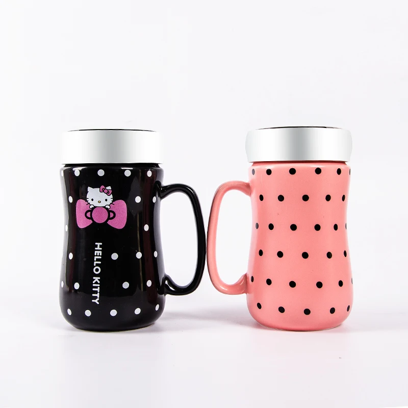 Hello Kitty керамика Марк кофейная чашка Милая для молока влюбленных офисная