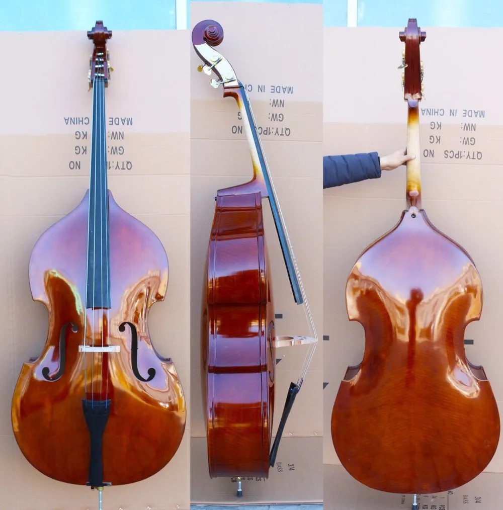 Flame 3/4 Upright double bass detachable Nec Plywood Back Spruce wood Ebony Fingerboard Solid wood parts Free Soft Bass Bag bow
Flame 3/4 Upright double bass detachable Nec Plywood Back Spruce wood Ebony Fingerboard Solid wood parts Free Soft Bass Bag bow