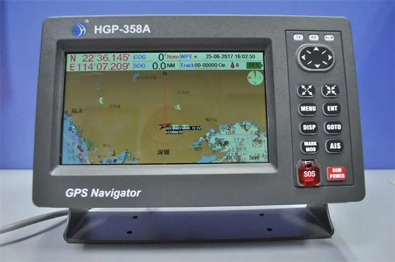 2017 HGP-358A Морские GPS картплоттер Combo AIS транспондера and приемник Лидер продаж