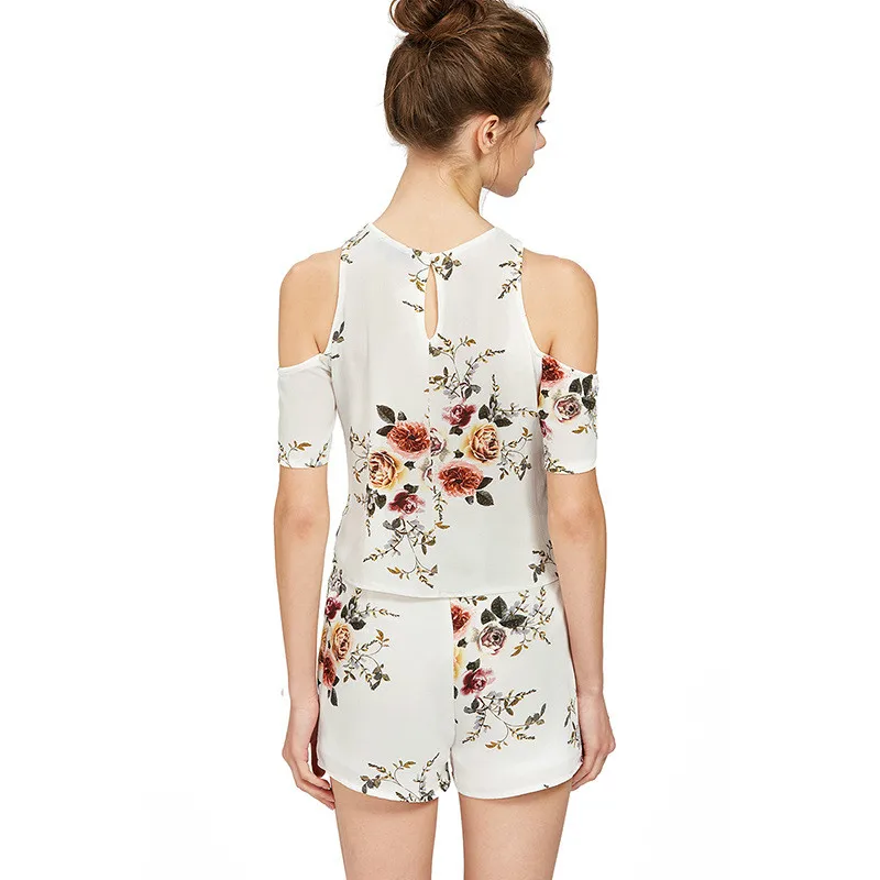 Summer Leisure Suit ,Round Neck Sleeveless Floral Printed Sexy Crop Top +Shorts For Women Fashion Casual 2 Piece Set
Summer Leisure Suit ,Round Neck Sleeveless Floral Printed Sexy Crop Top +Shorts For Women Fashion Casual 2 Piece Set