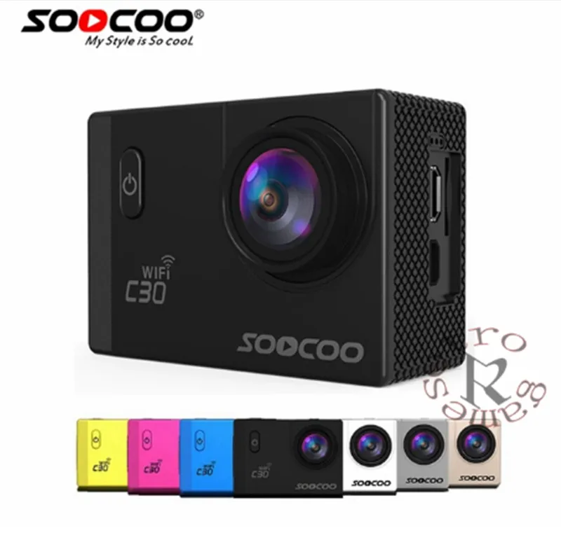 

SOOCOO C30/C30R 4K Спортивная камера 1080P/60FPS HD Wifi Gyro NOVATEK96660 30M Водонепроницаемая Экшн-камера