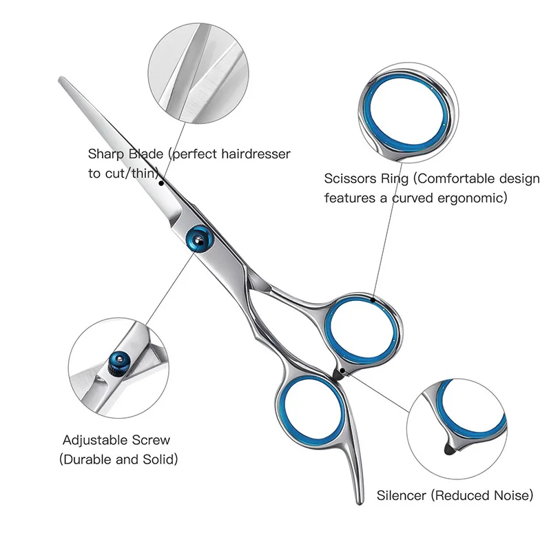6 inch Cutting Thinning Styling Tool Hair Scissors Stainless Steel Salon Hairdressing Shears Regular Flat Teeth Blades 2pcs
6 inch Cutting Thinning Styling Tool Hair Scissors Stainless Steel Salon Hairdressing Shears Regular Flat Teeth Blades 2pcs