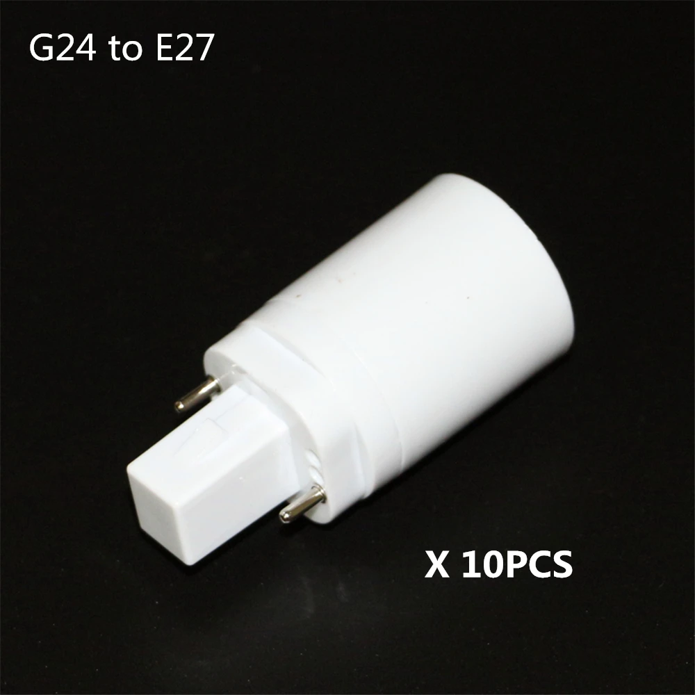 Фото 10 шт./лот новинка высокое качество G24 к E27 цоколь светодиодная галогенная лампа CFL(China)