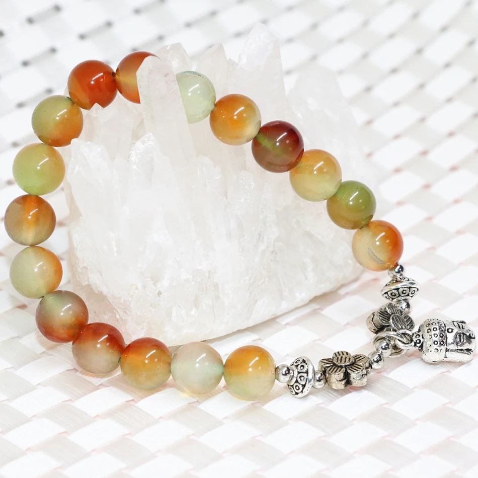 Multicolor stone chalcedony jades elastic strand bracelets women 8mm round beads charms elegant gifts jewelry 7.5inch B2077
Multicolor stone chalcedony jades elastic strand bracelets women 8mm round beads charms elegant gifts jewelry 7.5inch B2077