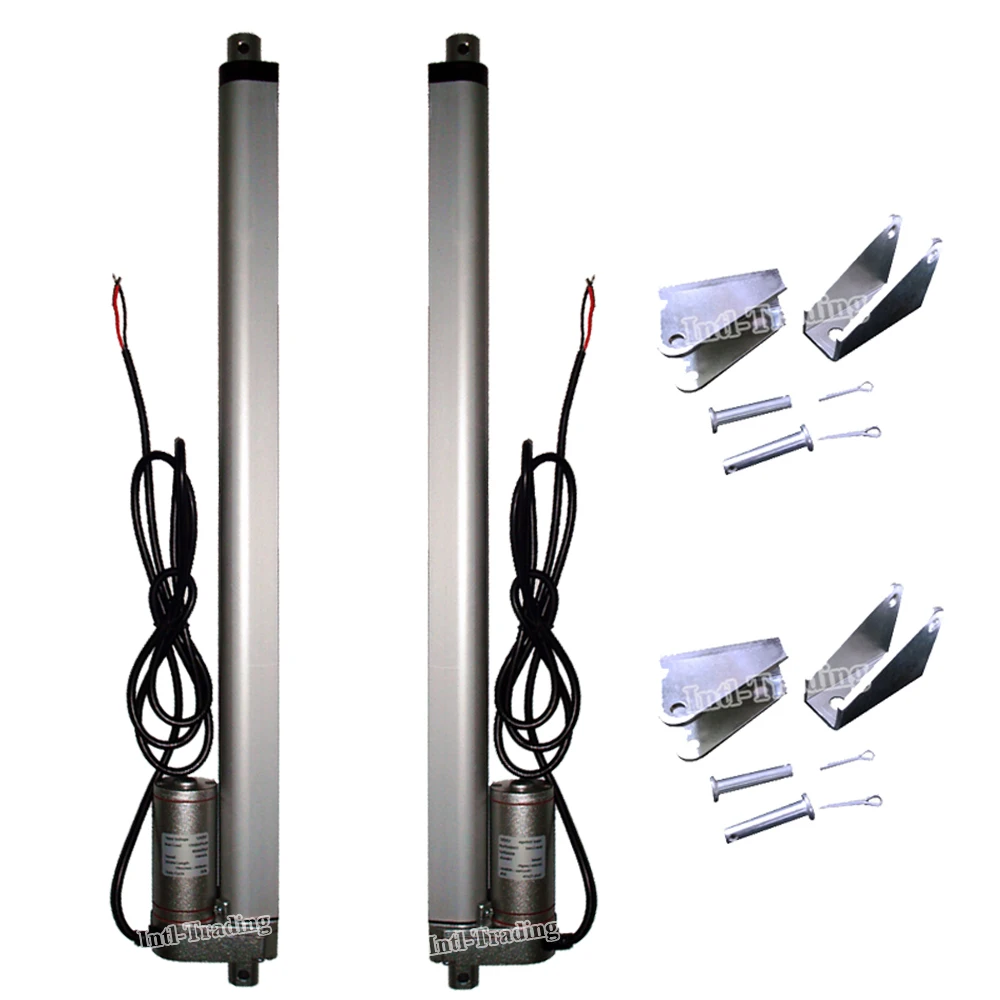 Multi-function 2 Dual Heavy Duty 400mm 16" Stroke 330Pound Lift 12V DC Linear Actuator + Brackets for Electroic Medical Auto Use
Multi-function 2 Dual Heavy Duty 400mm 16" Stroke 330Pound Lift 12V DC Linear Actuator + Brackets for Electroic Medical Auto Use
