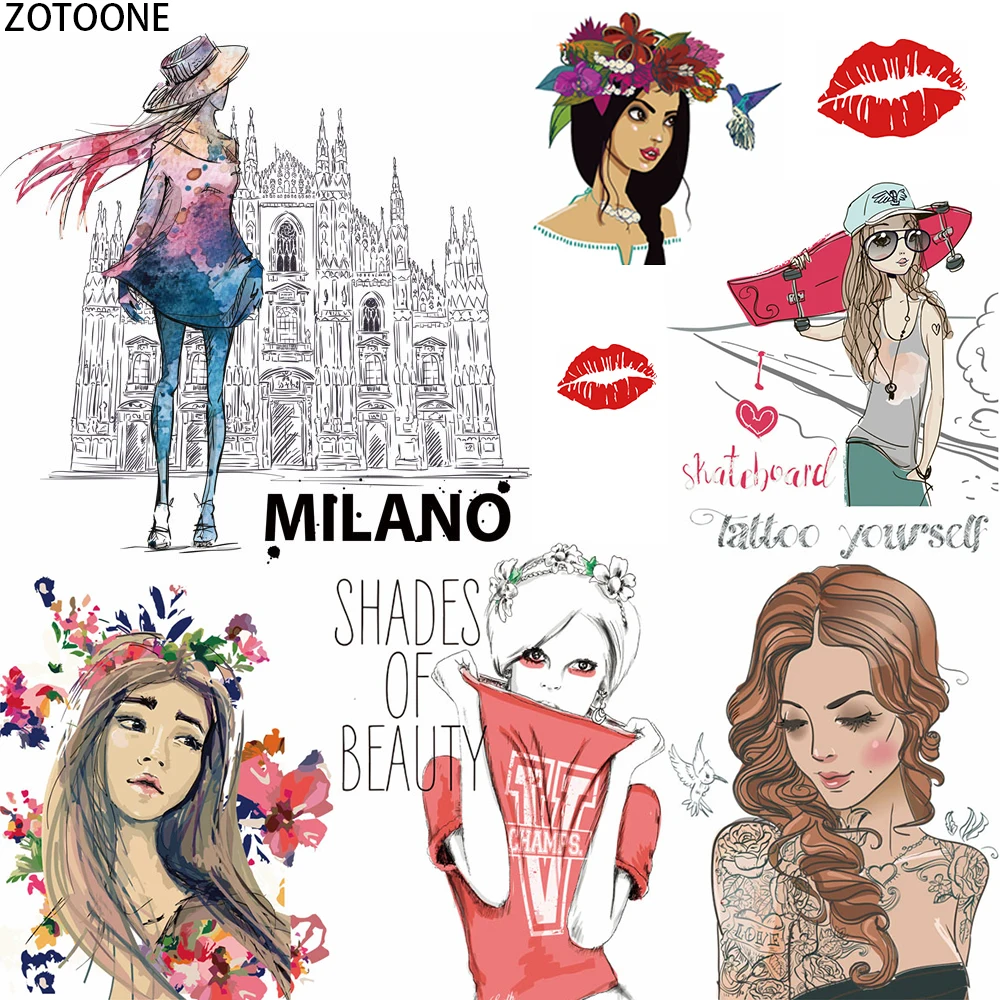 ZOTOONE Elegant Lady Iron on Transfer Patches for Clothing DIY Thermo Stickers for Clothes Fusible Patch Garments Applications E
ZOTOONE Elegant Lady Iron on Transfer Patches for Clothing DIY Thermo Stickers for Clothes Fusible Patch Garments Applications E