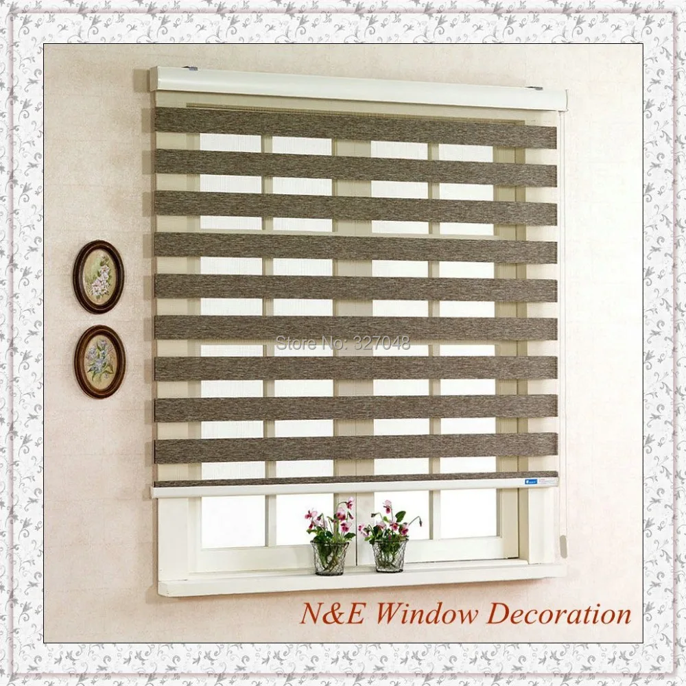 80% blackout Window blinds zebra roller blinds shades and blackout curtain for living room - custom size
80% blackout Window blinds zebra roller blinds shades and blackout curtain for living room - custom size