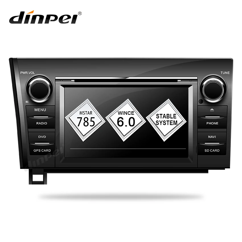 Dinpei Автомобильный DVD плеер для Toyota Tundra Sequoia 2007 2008 2009 2010 2011 2012 2013 GPS радио Bluetooth