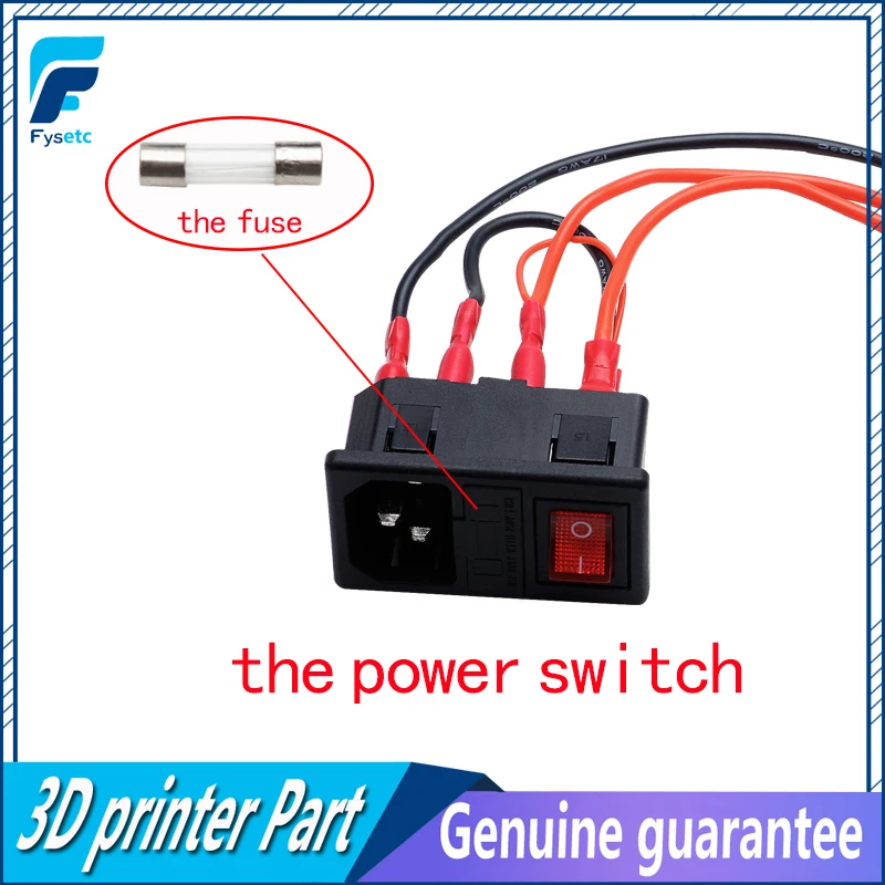 The Power Switch 220V/110V 15A Short Circuit Protection Safety Switch Power Socket For 3D Printer Parts
The Power Switch 220V/110V 15A Short Circuit Protection Safety Switch Power Socket For 3D Printer Parts
