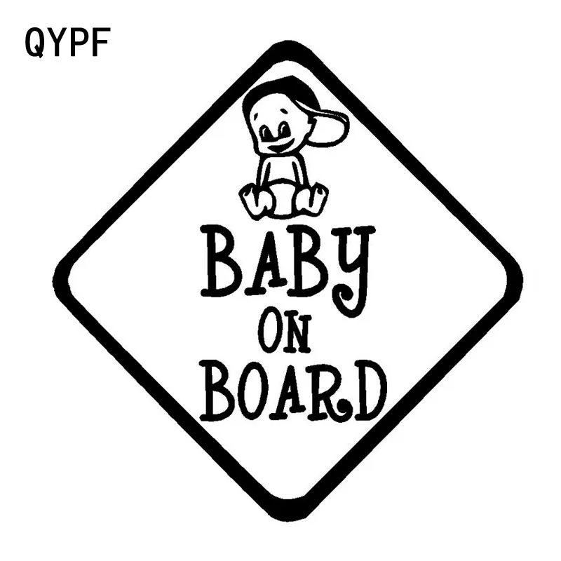 QYPF 16.2CM*16.5CM Lovely Baby On Board Vinyl Car Sticker Decoration SBlack/Silver S9-2014
QYPF 16.2CM*16.5CM Lovely Baby On Board Vinyl Car Sticker Decoration SBlack/Silver S9-2014