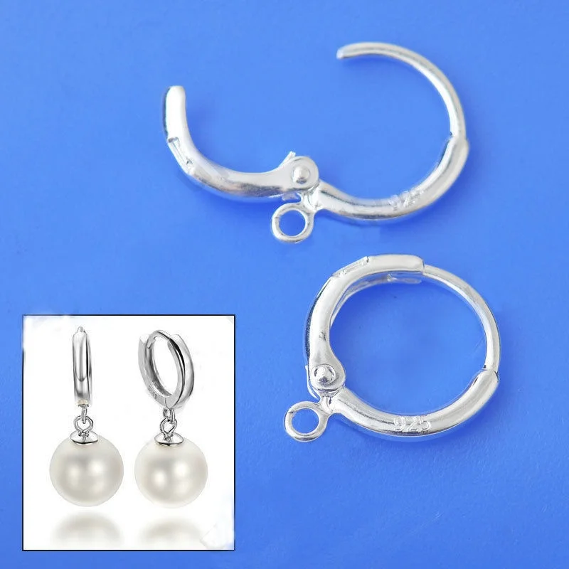 50pcs bulk wholesale 925 sterling silver New DIY Earwires Jewelry Findings for Earrings Make
50pcs bulk wholesale 925 sterling silver New DIY Earwires Jewelry Findings for Earrings Make
