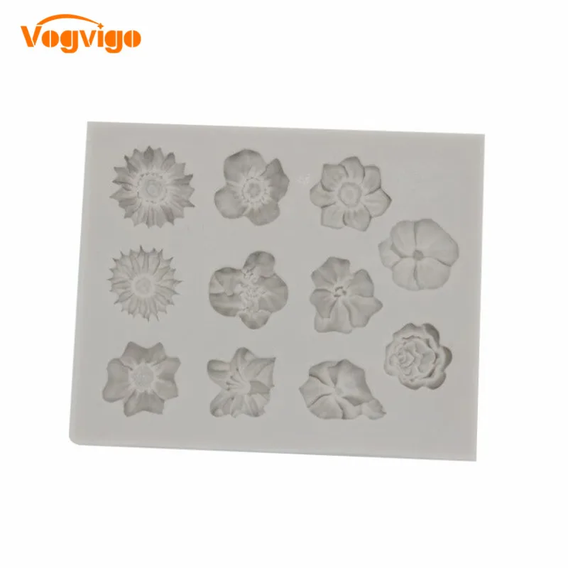 VOGVIGO Flower Fondant Mold Cake Decorating DIY Chocolate Baking Mould Tool Moldes Para Reposteria Cake Decorating Tools
VOGVIGO Flower Fondant Mold Cake Decorating DIY Chocolate Baking Mould Tool Moldes Para Reposteria Cake Decorating Tools