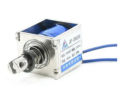 JF-0826B DC24V 350mA Push Pull Type Open Frame Solenoid-Elektromagneten 20N 10mm
JF-0826B DC24V 350mA Push Pull Type Open Frame Solenoid-Elektromagneten 20N 10mm