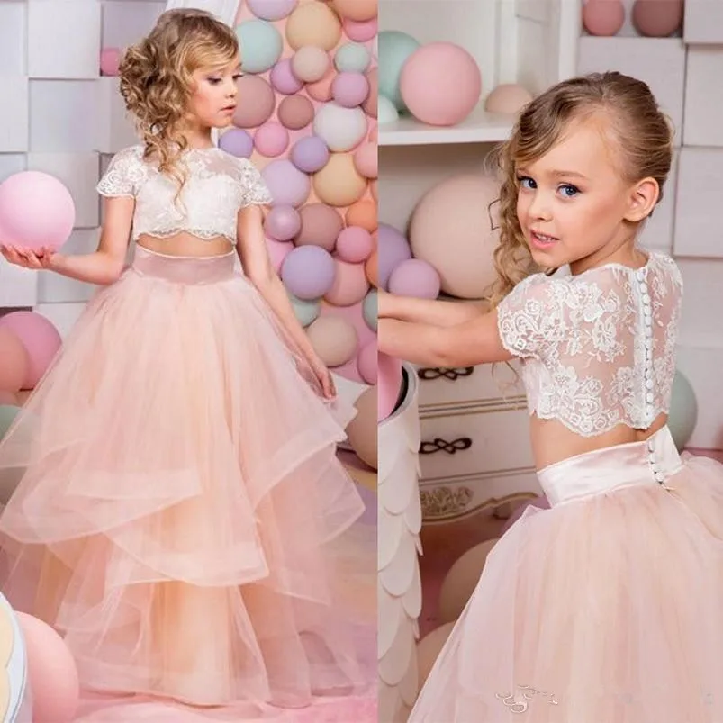 2021 Vestidos Primera Comunion Two Piece Ball Gown Flower Girl Dress Lace Toddler Glitz Pageant Dresses Pretty Kids Prom Gown
2021 Vestidos Primera Comunion Two Piece Ball Gown Flower Girl Dress Lace Toddler Glitz Pageant Dresses Pretty Kids Prom Gown