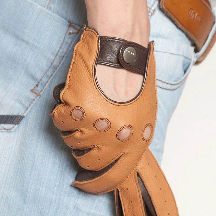 Genuine Leather Men Gloves High Quality Deerskin Glove Fashion Casual Business Male Real Leather Five Finger Gloves EM002W
Genuine Leather Men Gloves High Quality Deerskin Glove Fashion Casual Business Male Real Leather Five Finger Gloves EM002W