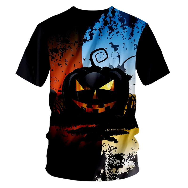 CJLM Хэллоуин черная Тыква Мужская футболка Лучшие продажи модные мужские цветные