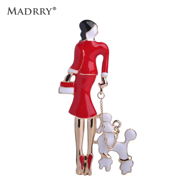 Fashion Young Lady Holding A Dog Esmalte Enamel Brooches Ouro Plated Shirt Dress Scarf Broches Lapel Pins Party Bijoux spille
Fashion Young Lady Holding A Dog Esmalte Enamel Brooches Ouro Plated Shirt Dress Scarf Broches Lapel Pins Party Bijoux spille