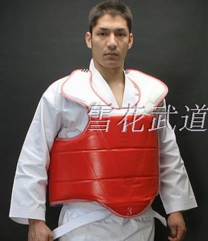 Durable fighting training boxing Taekwondo red and blue 2 side chest protector pad breastplate cuirass
Durable fighting training boxing Taekwondo red and blue 2 side chest protector pad breastplate cuirass