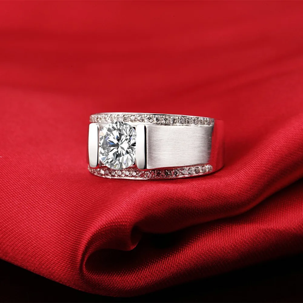 test positive Authority 1Ct Round Moissanite Diamond Man Ring Solid 14K White Gold Ring Brilliant Engagement Men Jewelry
test positive Authority 1Ct Round Moissanite Diamond Man Ring Solid 14K White Gold Ring Brilliant Engagement Men Jewelry