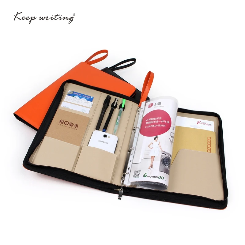 A4 Zipped Conference Folder Business Faux Leather Document Case Bag Portfolio file folder agreement briefcase with handle
A4 Zipped Conference Folder Business Faux Leather Document Case Bag Portfolio file folder agreement briefcase with handle