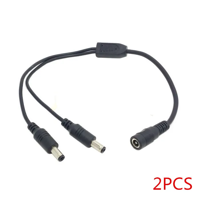 DC 5.5mm Jack Power Female Barrel to 2 Male Plug Barrel Connector Splitter Cable for LED Light Controller
DC 5.5mm Jack Power Female Barrel to 2 Male Plug Barrel Connector Splitter Cable for LED Light Controller