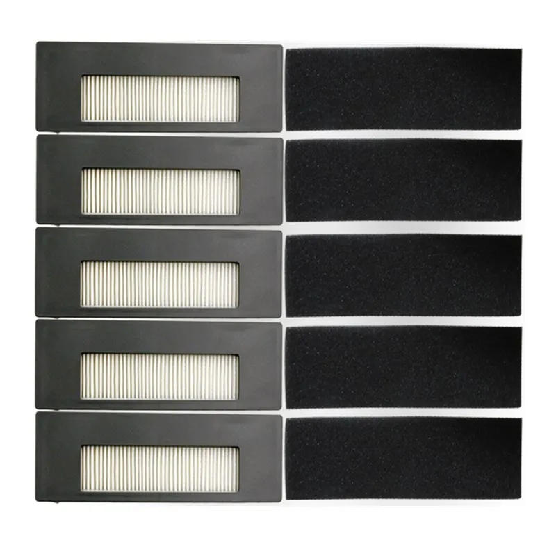 5* Hepa Filter +5* Sponge Filter Set for Ecovacs Deebot DE55 Robotic Vacuum Cleaner Parts Accessories Replacement Filter
5* Hepa Filter +5* Sponge Filter Set for Ecovacs Deebot DE55 Robotic Vacuum Cleaner Parts Accessories Replacement Filter
