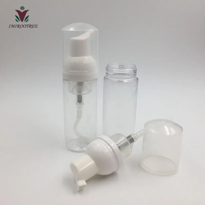 100pcs/lot 50ml PET Transparent Cosmetic Foam Pump Bottle with White Foaming Pump and Screw Caps
100pcs/lot 50ml PET Transparent Cosmetic Foam Pump Bottle with White Foaming Pump and Screw Caps