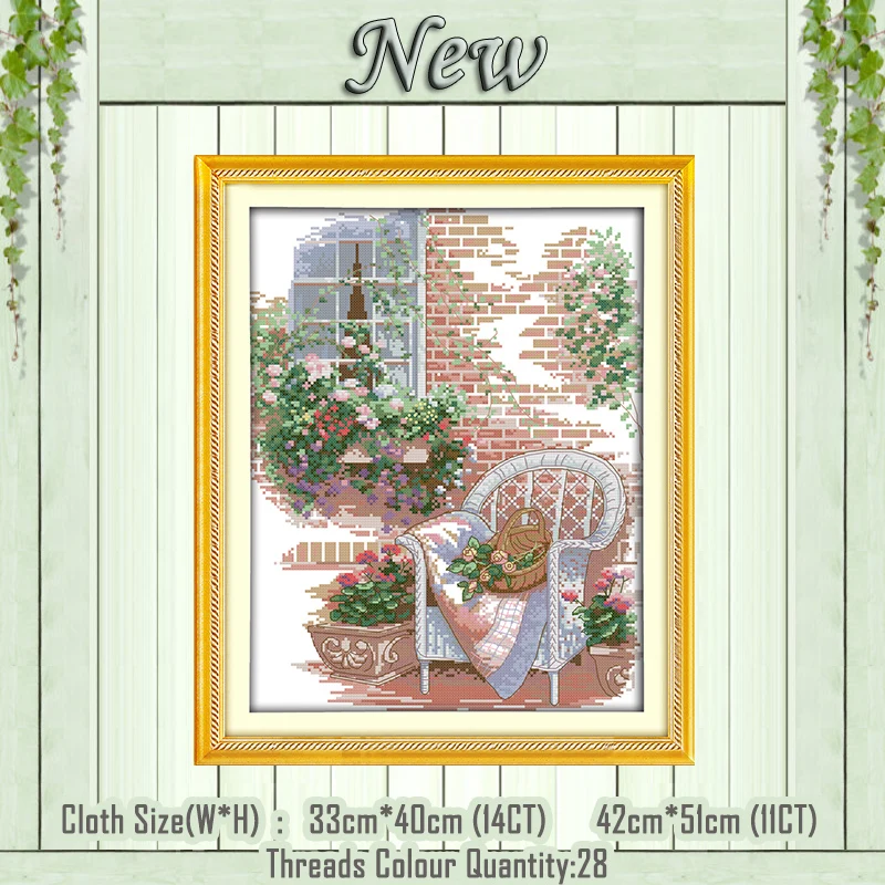 Outside the house paintings counted printed on the canvas DMC 11CT 14CT kits DIY chinese Cross Stitch embroidery needlework Sets
Outside the house paintings counted printed on the canvas DMC 11CT 14CT kits DIY chinese Cross Stitch embroidery needlework Sets