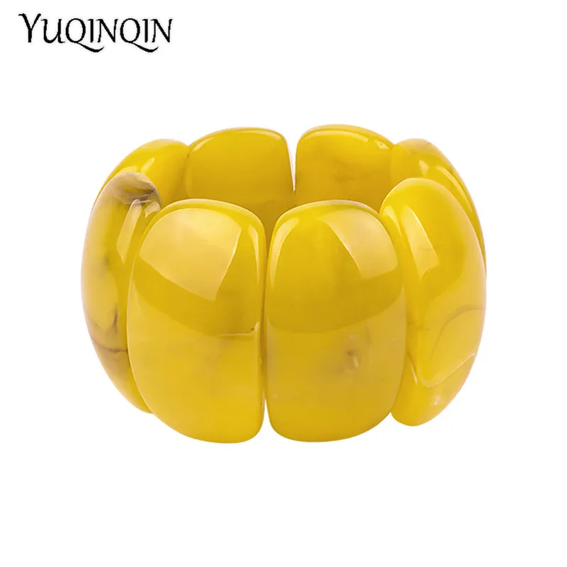 Classic Resin Cuff Fashion Big Bracelets Bangles for Women Stretch Acrylic Wide Geometric Bracelets Female Charm Simple Jewelry
Classic Resin Cuff Fashion Big Bracelets Bangles for Women Stretch Acrylic Wide Geometric Bracelets Female Charm Simple Jewelry