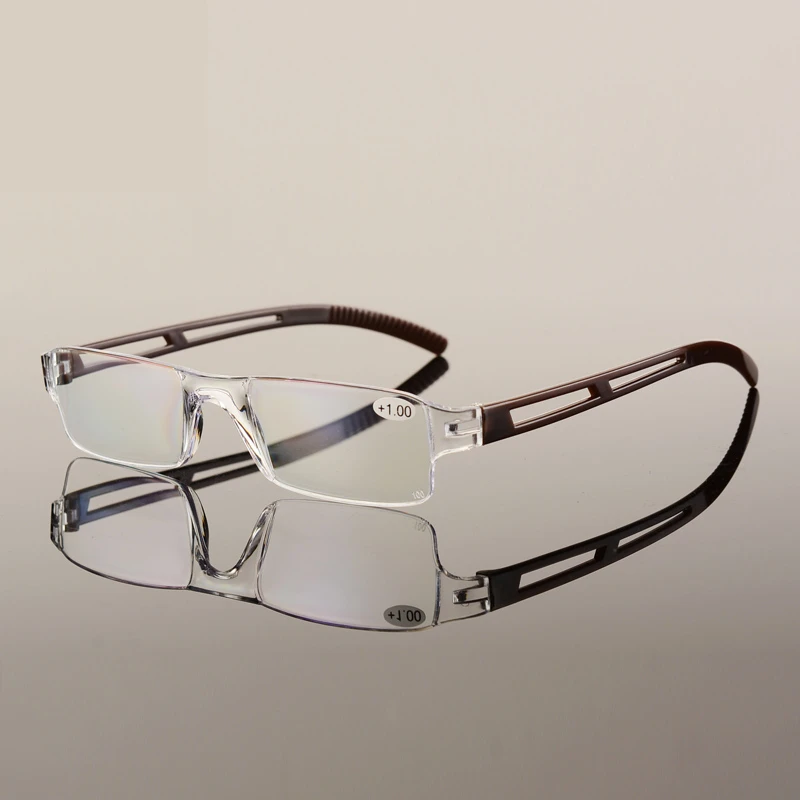 TR90 ultralight Reading glasses rimless Portable presbyopia glasses Transparent hyperopia spectacles cheap eyeglasses
TR90 ultralight Reading glasses rimless Portable presbyopia glasses Transparent hyperopia spectacles cheap eyeglasses