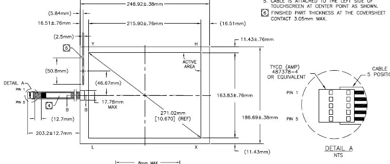 New 5 wire AMT2820 AMT 2820 touch screen touch panel digitizer replacement free shipping
New 5 wire AMT2820 AMT 2820 touch screen touch panel digitizer replacement free shipping