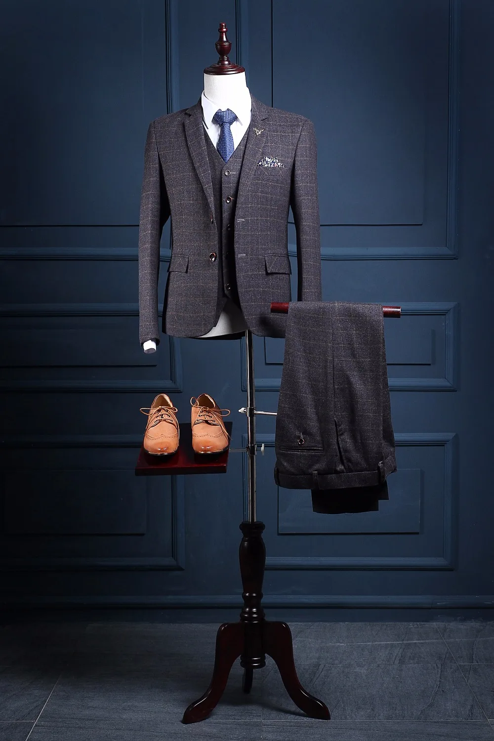 Latest Coat Pant Designs Grey Pattern Tweed Man Suit Slim Fit Skinny Formal Tuxedo Custom Suits 3 Piece Blazer Terno Masculino
Latest Coat Pant Designs Grey Pattern Tweed Man Suit Slim Fit Skinny Formal Tuxedo Custom Suits 3 Piece Blazer Terno Masculino