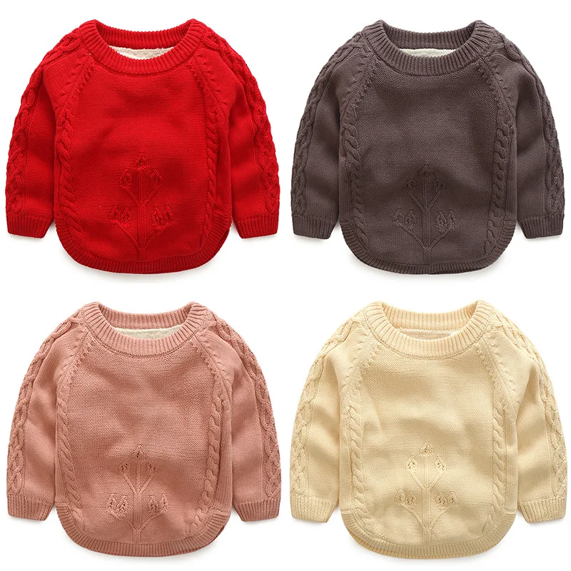 Fashion Infant Baby Toddler Boys Girls Toddler Warm Thick Plush Pullover Knitted Wool Sweater Solid Top Coat Clothing Sets New
Fashion Infant Baby Toddler Boys Girls Toddler Warm Thick Plush Pullover Knitted Wool Sweater Solid Top Coat Clothing Sets New