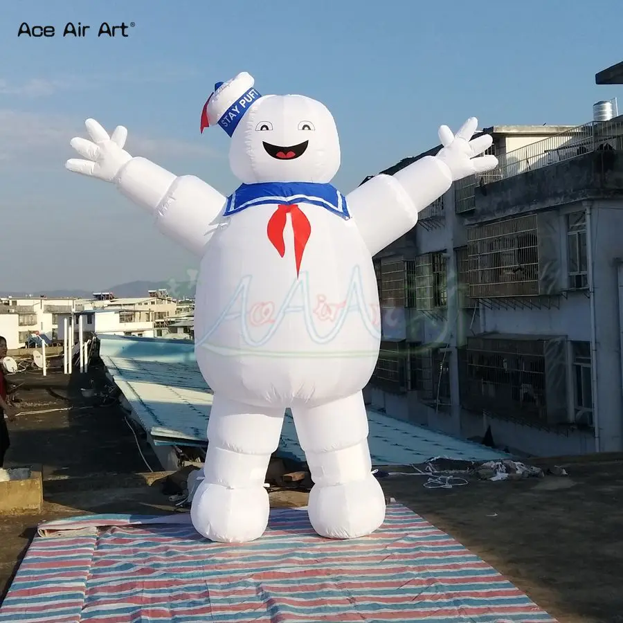 Customized Outdoor LED Lights Festival Decoration 3 M Tall Cartoon Model Inflatable Stay Puft Pop Up Marshmallow Man On Sale
Customized Outdoor LED Lights Festival Decoration 3 M Tall Cartoon Model Inflatable Stay Puft Pop Up Marshmallow Man On Sale