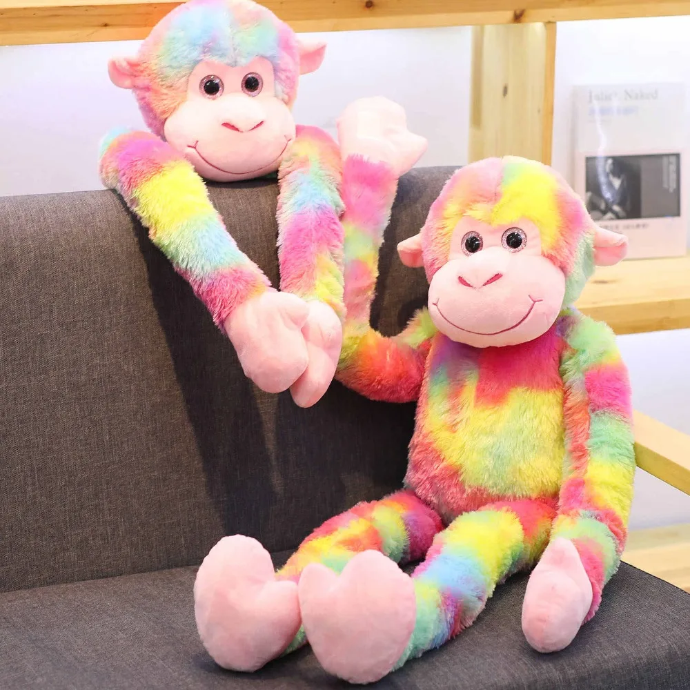 80cm Colored Long-armed Monkey Plush Toy Soft And Comfortable As A Birthday Gift For Children Doll
80cm Colored Long-armed Monkey Plush Toy Soft And Comfortable As A Birthday Gift For Children Doll