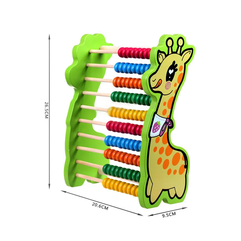 Baby Math Toys Giraffe Abacus Wood Mathematics Material Learning Educational Toys for Toddlers Juguetes Brinquedos MH0864H
Baby Math Toys Giraffe Abacus Wood Mathematics Material Learning Educational Toys for Toddlers Juguetes Brinquedos MH0864H