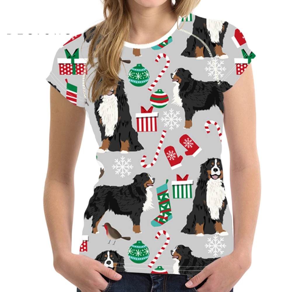 NOISYDESIGNS Funny Bernese Mountain Dog Printing Women T Shirt Ladies Cartoon Pet Dog Pattern T-shirt for Teen Girls Kawaii Tops
NOISYDESIGNS Funny Bernese Mountain Dog Printing Women T Shirt Ladies Cartoon Pet Dog Pattern T-shirt for Teen Girls Kawaii Tops