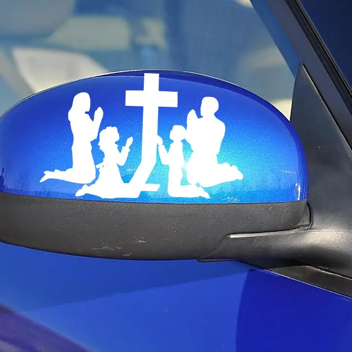 Removable Wall Decor Family Praying at the Cross Religion Car Window Stickers Art Curved Body Bumper Sticker Room WallPaper Y-87
Removable Wall Decor Family Praying at the Cross Religion Car Window Stickers Art Curved Body Bumper Sticker Room WallPaper Y-87