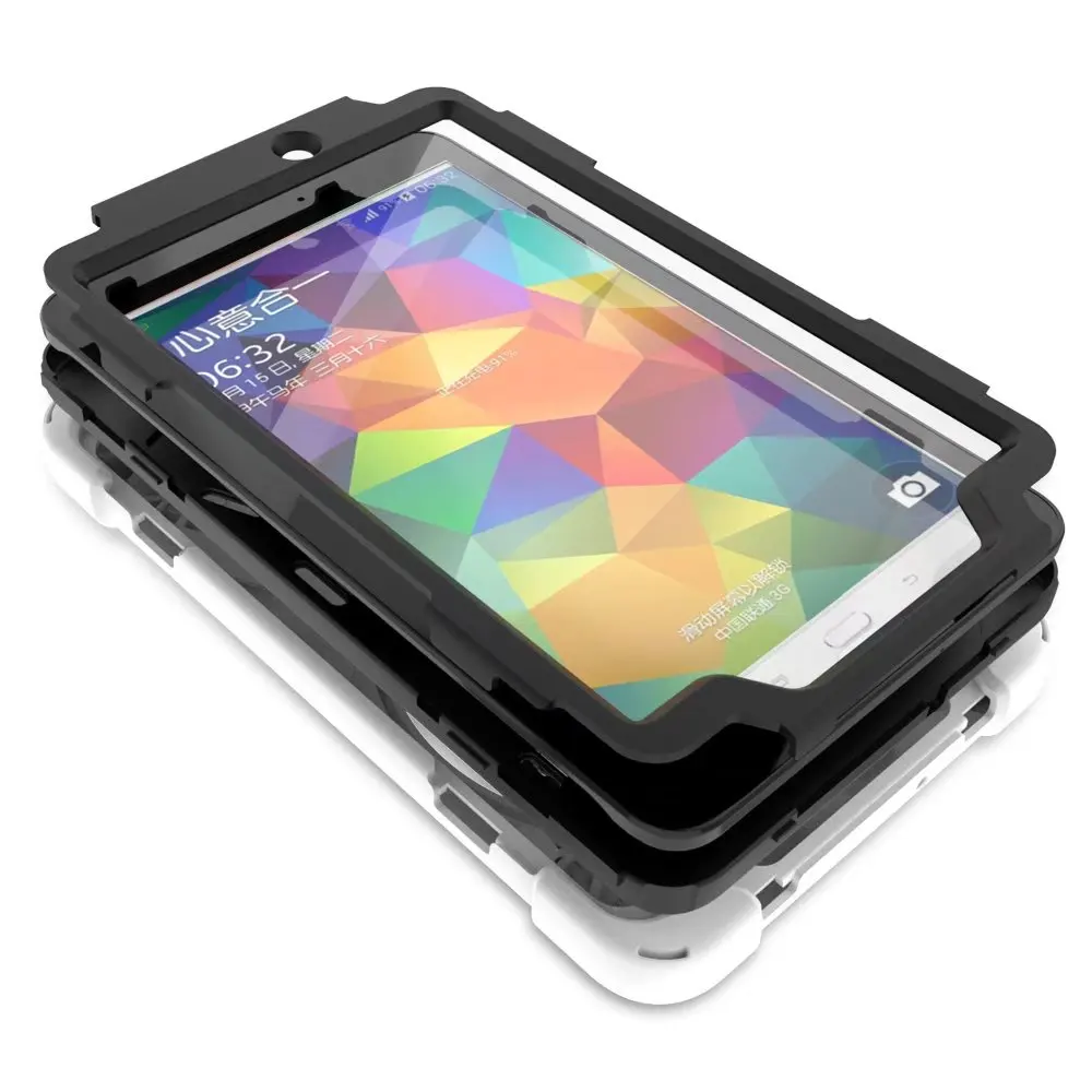 Силиконовый + поликарбонатный чехол-подставка для Samsung Galaxy Tab E 9. 0 T377 T377V T375 чехлы