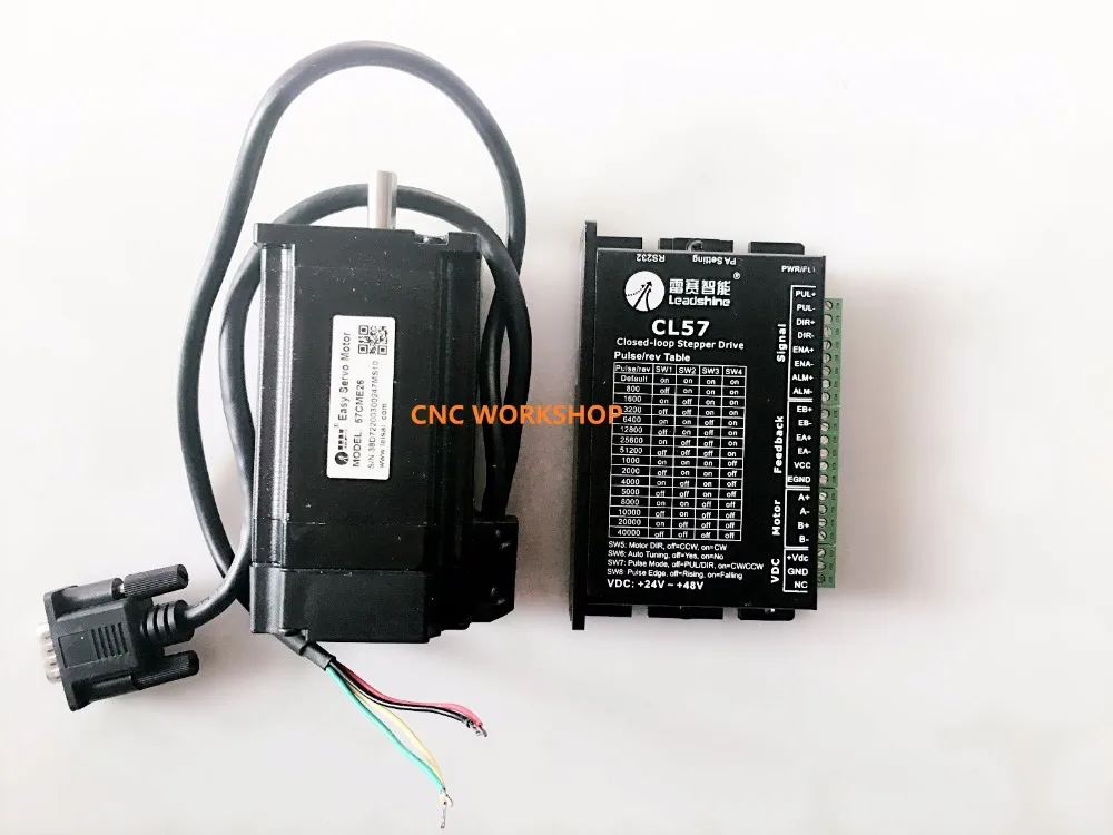 Original Leadshine Nema23 Closed Loop Stepper Motor 2.6N.m 370Oz-in encoder 1000cpr Nema 23 Close Loop easy Servo Stepper Motor
Original Leadshine Nema23 Closed Loop Stepper Motor 2.6N.m 370Oz-in encoder 1000cpr Nema 23 Close Loop easy Servo Stepper Motor