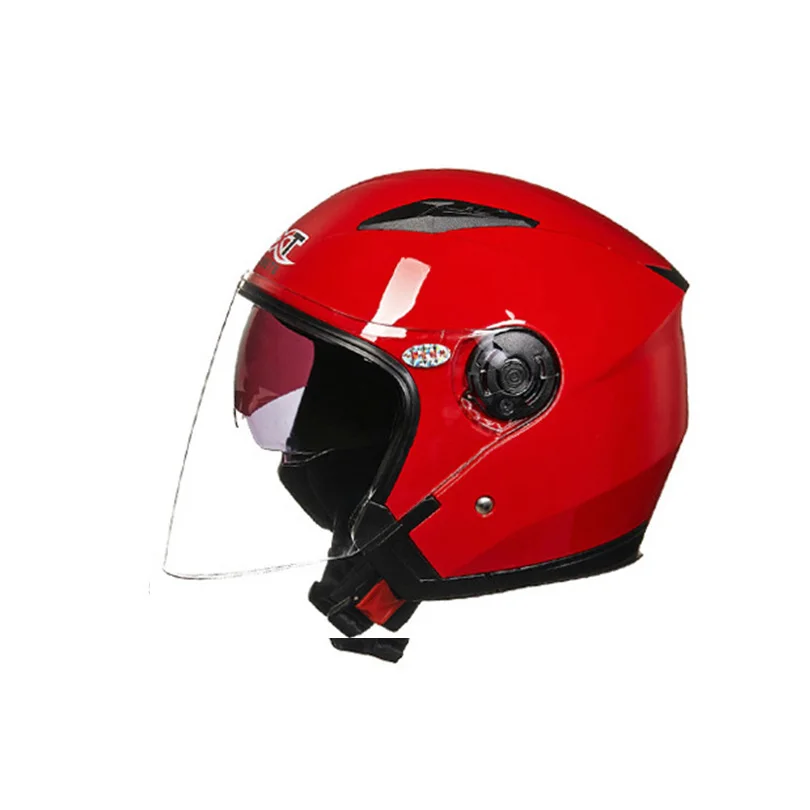 

GXT 512 New Adult Half Face Motorcycle Helmet Dual Lens Four Season High Safety Quality Motorbike Racing Helmet For Male Female