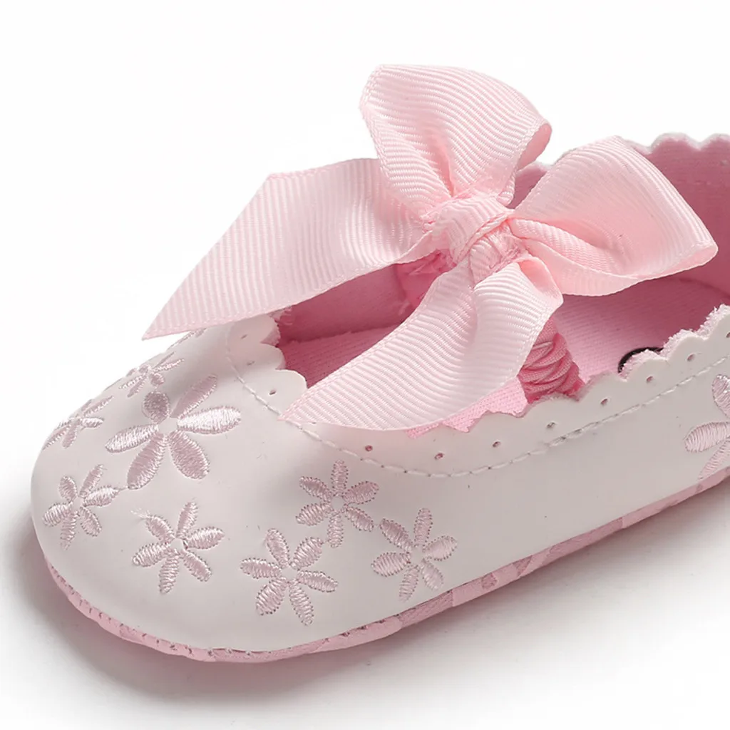 SAGACE Cotton Infant Baby Girl Shoes Cute Bow Prewalker For Toddler Girl Shoes Infant Baies Soft Sole Baby Prewalker Shoes