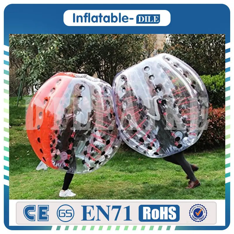 Inflatable Bumper Bubble Soccer Ball Dia 5 ft(1.5m) Giant Human Hamster Ball For Adults and Kids
Inflatable Bumper Bubble Soccer Ball Dia 5 ft(1.5m) Giant Human Hamster Ball For Adults and Kids